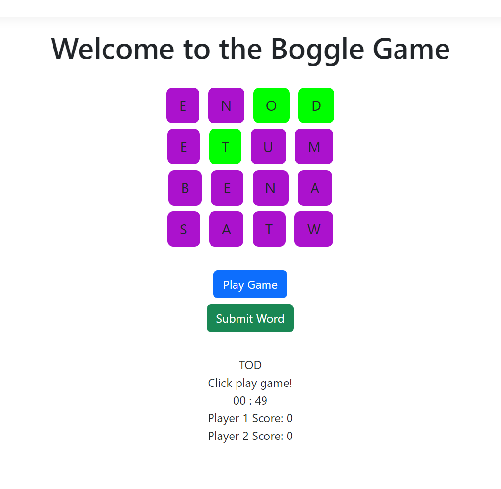 BoggleGame