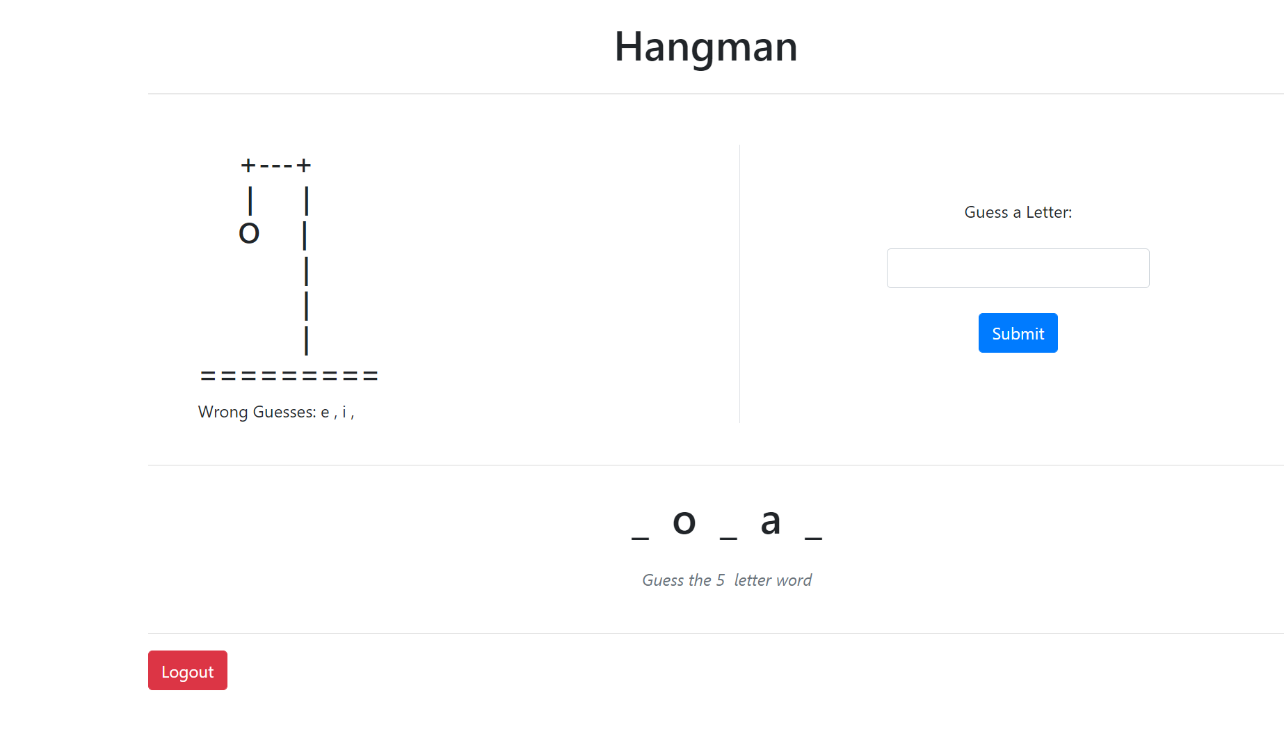 Hangman Game